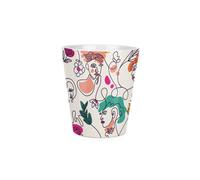 Purely Home Abstract Faces Small Ceramic Plant Pot