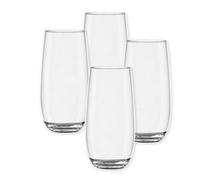Purely Home Acrylic Highball Drinking Cup - Plastic Picnic Camper Glasses - Set Of 4