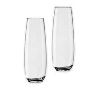 Purely Home Acrylic Stemless Champagne Flute - Plastic Picnic Camper Glasses - Set Of 2