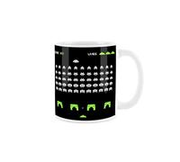 Purely Home Arcade Space Game Mug - Vintage Video Games/Hobbies - White Ceramic Tea/Coffee Gift Cup