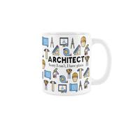Purely Home Architect Mug - Humourous Trades Funny Novelty Gift - Tea/coffee Hot Drinks White Ceramic Cup Present For Construction Architects