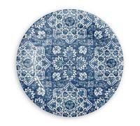 Purely Home Atlantic Blue Melamine Dinner Plates - Set Of 2