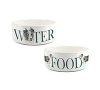 Purely Home Australian Shepherd Food & Water Bowl Set By Rhiannon Chauncey