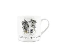 Purely Home Australian Shepherd Mug - Lifes Better With An Australian Shepherd Bone China White Mug - Tea/coffee Gift For Dog Lovers