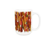 Purely Home Autumn Trees Mug - Autumnal Leaves Seasonal Large 500ml Ceramic Tea/Coffee Cup Gift