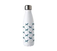 Purely Home Beagle Water Bottle - Blue Reusable Double Walled 500Ml Hot/cold Metal Drinks Bottle Dog Gifts