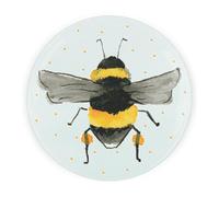 Purely Home Bee Round Glass Worktop Saver - Textured Chopping Board Worktop Protector