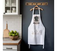 Purely Home Black Labrador Apron - Novelty Kitchen Gift For Dog Lovers