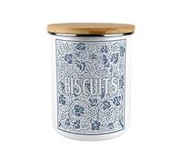 Purely Home Blue Oak Leaves & Berries Extra Large Biscuit Tin