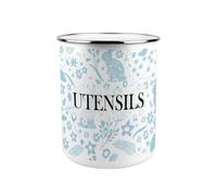 Purely Home Blue Wild Rabbits Kitchen Utensil Holder