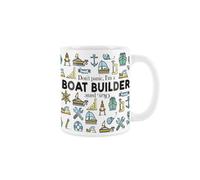 Purely Home Boat Builder Mug Fun Trades Gift - White Coffee/tea Present Mug Gift