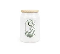 Purely Home - Boho Minimalism - Decaf Coffee Canister - Kitchen Storage Jar