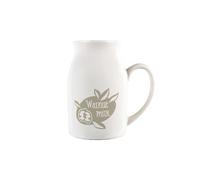 Purely Home Boho Small Porcelain Walnut Milk Serving Jug