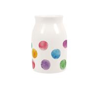 Purely Home Bold Polka Dots Small Porcelain Vase