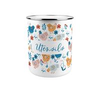 Purely Home Botanical Chickens Kitchen Utensil Holder