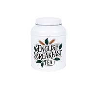 Purely Home Breakfast Tea Canister - Small Domed Metal Kitchen Storage Container 600ml