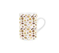 Purely Home British Biscuits Ceramic Mug - Novelty Cookie Print - Tea Coffee Gift/Present Mug