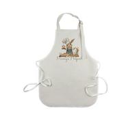Purely Home Bunny Rabbit Childrens Apron - Mummys Helper Cooking & Baking Kids Gifts - Apron With Adjustable Neck & Waist Ties