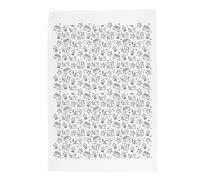 Purely Home Camping Tea Towel - Tent Forest Campervan Outdoor Gift - Panama Cotton Kitchen Dish Towel/Drying Cloth - 67cm x 45cm