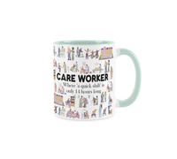 Purely Home Care Worker Mug - Humourous Trades Funny Novelty Gift - Tea/coffee Mint Ceramic Cup Present For Healthcare Staff