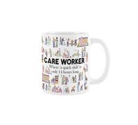 Purely Home Care Worker Mug - Humourous Trades Funny Novelty Gift - Tea/coffee White Ceramic Cup Present For Healthcare Staff