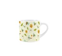 Purely Home Cartoon Bee Mug - Novelty Bugs & Gardening Creatures Themed Gift - Tea/Coffee Childrens Small Ceramic Cup Present