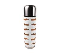 Purely Home Cartoon Dachshunds Large Reusable Thermal Flask