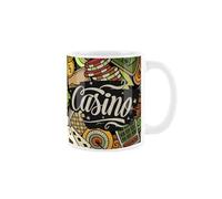 Purely Home Casino Mug - Card Games Poker & Roulette Gamblers Gifts/Presents - Tea/Coffee Hot Drinks Ceramic Cup