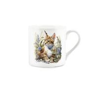 Purely Home Cat Mum Mug - Ginger Cat Gift Present - Bone China Tea/coffee Cup For Cat Lovers
