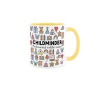 Purely Home Childminder Mug - Humorous Nanny/babysitter Themed Novelty Gifts - Tea/coffee Hot Drinks Red Ceramic Cup Present