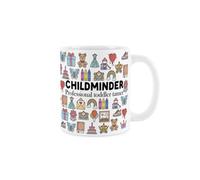 Purely Home Childminder Mug - Humorous Nanny/babysitter Themed Novelty Gifts - Tea/coffee Hot Drinks White Ceramic Cup Present