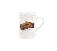 Purely Home Chocolate Bourbon Ceramic Mug - Novelty British Biscuits/Cookie Print - Tea Coffee Gift/Present Mug