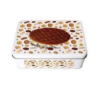 Purely Home Chocolate Digestive Biscuit Tin - Rectangular Metal Storage Container For Baking Novelty Kitchen Gifts 195 X 125 X 75mm