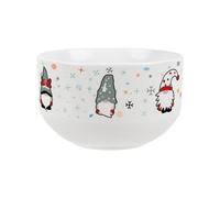 Purely Home Christmas Gonks Ceramic Snack Bowl