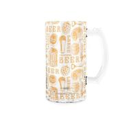Purely Home Classic Drinks Golden Glass Stein