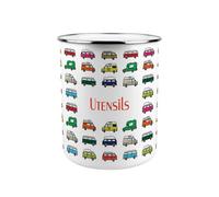 Purely Home Colourful Campervans Kitchen Utensil Holder
