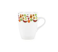 Purely Home Colourful Fruits Mug - Food Themed Gifts - Vibrant Tea/coffee Hot Drinks Ceramic Cup Present