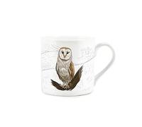Purely Home Countryside Farmyard Barn Owl - Fine Bone China White Mug Coffee/Tea Present Gift for Animal Lovers