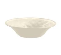 Purely Home Crackle Cream Melamine Low Bowls - Set Of 4