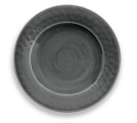 Purely Home Crackle Grey Melamine Dinner Plates - Set Of 8