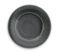Purely Home Crackle Grey Melamine Side Plates - Set Of 6