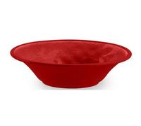 Purely Home Crackle Red Melamine Low Bowls - Set Of 2