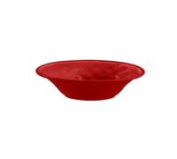 Purely Home Crackle Red Melamine Low Bowls - Set Of 6