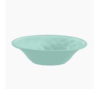 Purely Home Crackle Turquoise Melamine Low Bowls - Set Of 8