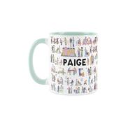 Purely Home Customisable Care Worker Mug - Humourous Trades Funny Novelty Gift - Tea/Coffee Mint Ceramic Cup Personalised Present for Healthcare Staff
