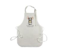 Purely Home Cute Mouse Childrens Apron - Cheese Thief Novelty Cooking & Baking Kids Kitchen Gifts - Apron With Adjustable Neck & Waist Ties