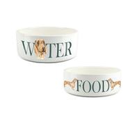 Purely Home Dachshund Food & Water Bowl Set By Rhiannon Chauncey