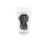 Purely Home Dad To The World's Best Black Labrador Ceramic Travel Mug