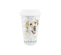 Purely Home Dad To The World's Best Labrador Ceramic Travel Mug