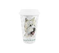 Purely Home Dad To The World's Best Westie Ceramic Travel Mug